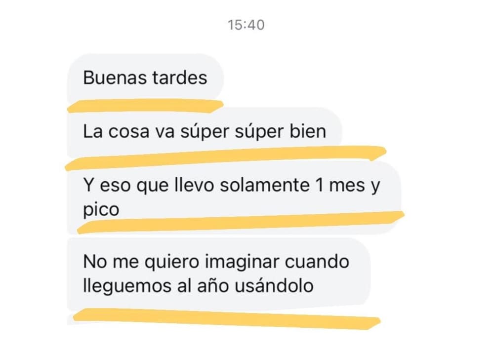 Mensaje real de Alumno del protocolo