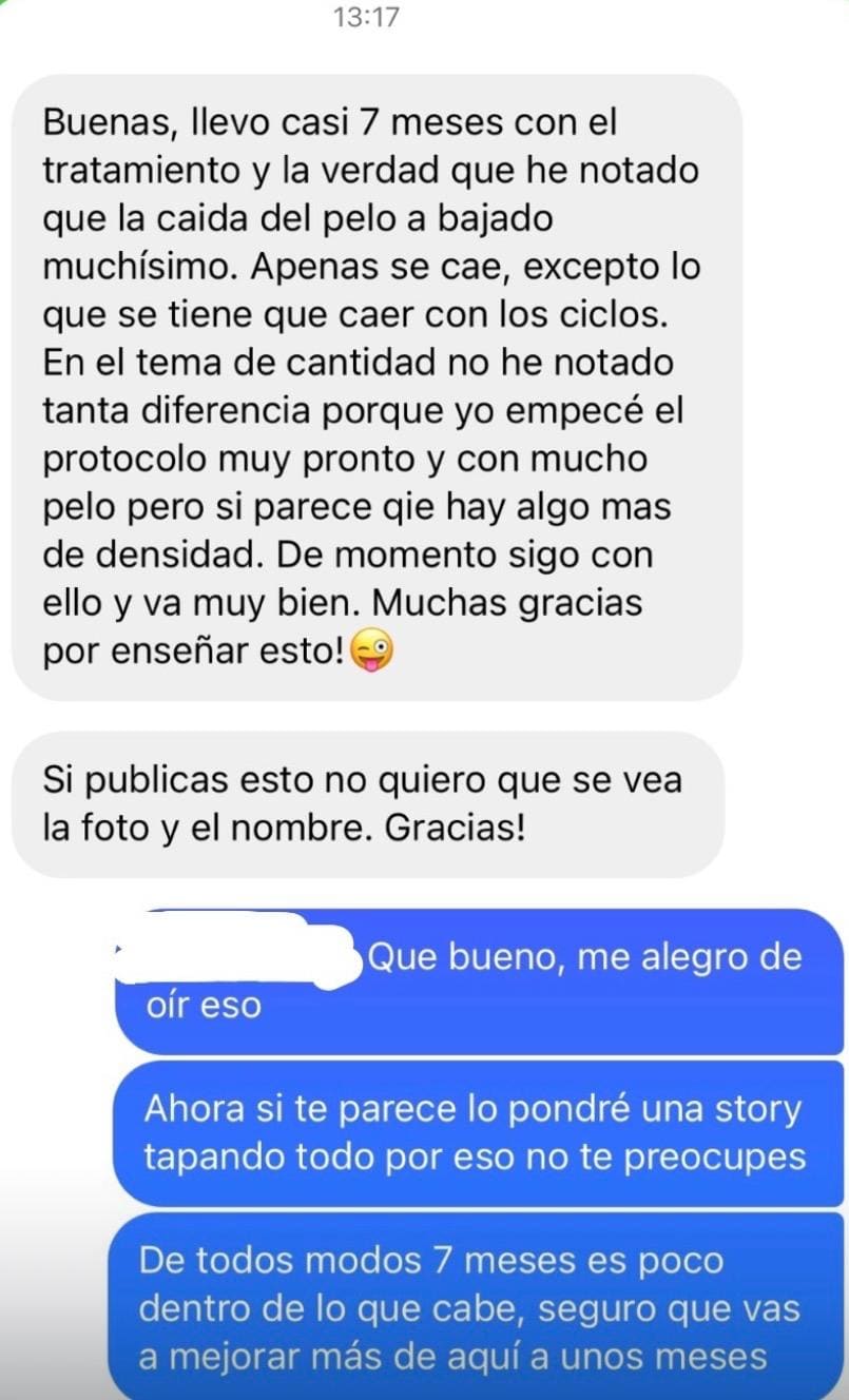 Mensaje real de Alumno del protocolo