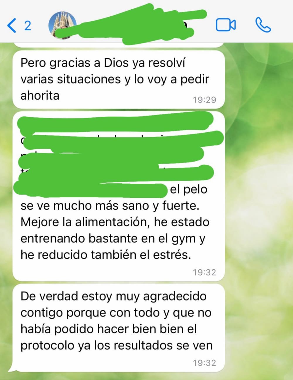 Mensaje real de Alumno del protocolo