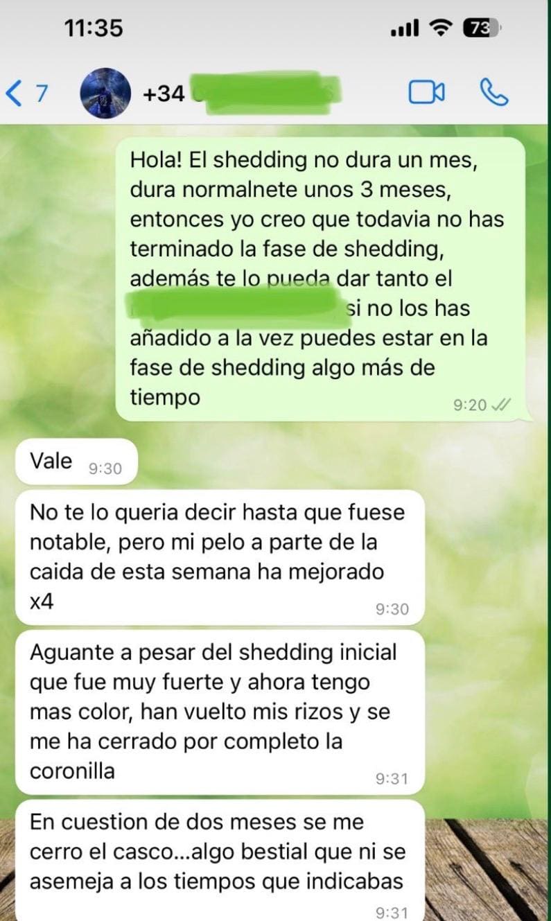 Mensaje real de Alumno del protocolo